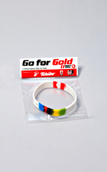 Silikon Armband "Sporthilfe - Go for Gold" 